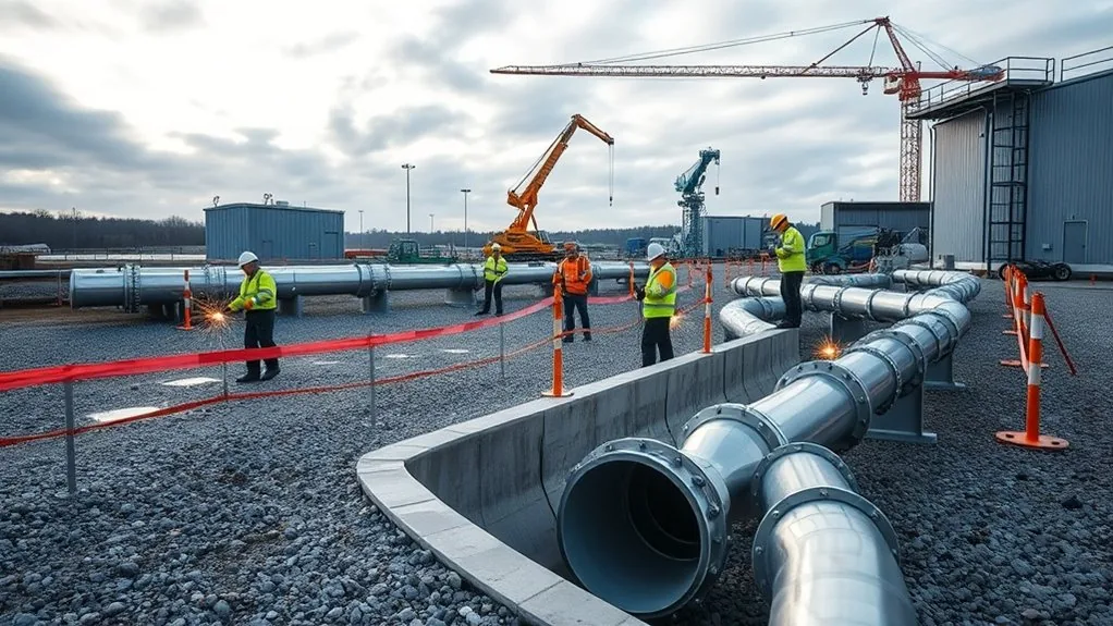 Gas & Oil Pipe Ducting & Installation in Canterbury